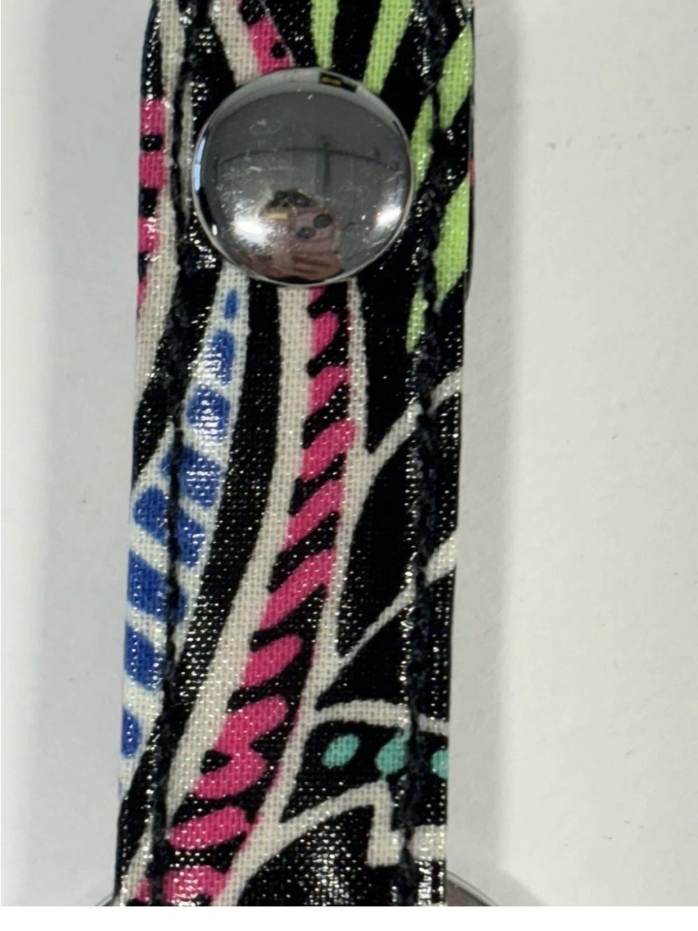 Vera Bradley Twice As Nice Key Chain Bandanna Swirl- New w/ Tag in Package - Picture 3 of 5